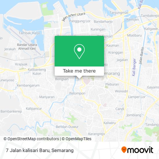 7 Jalan kalisari Baru map