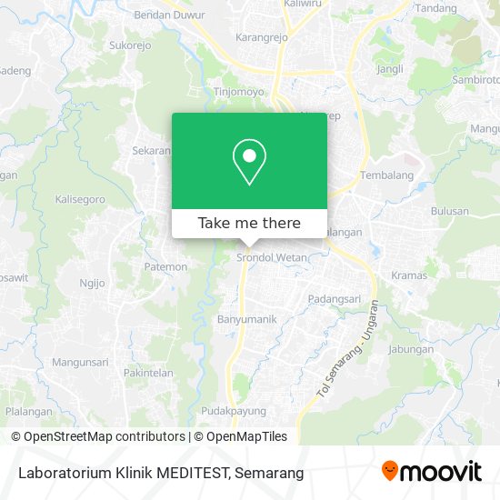 Laboratorium Klinik MEDITEST map