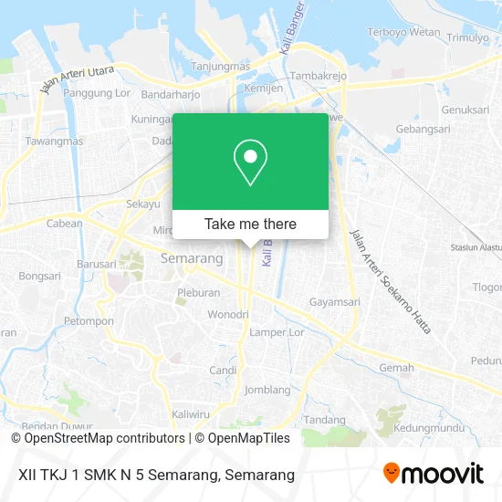 XII TKJ 1 SMK N 5 Semarang map