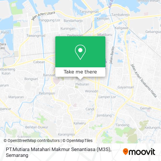 PT.Mutiara Matahari Makmur Senantiasa (M3S) map