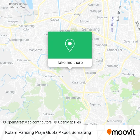 Kolam Pancing Praja Gupta Akpol map