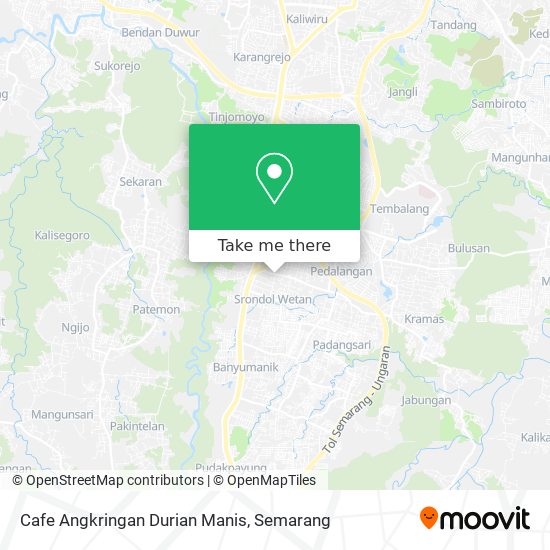 Cafe Angkringan Durian Manis map