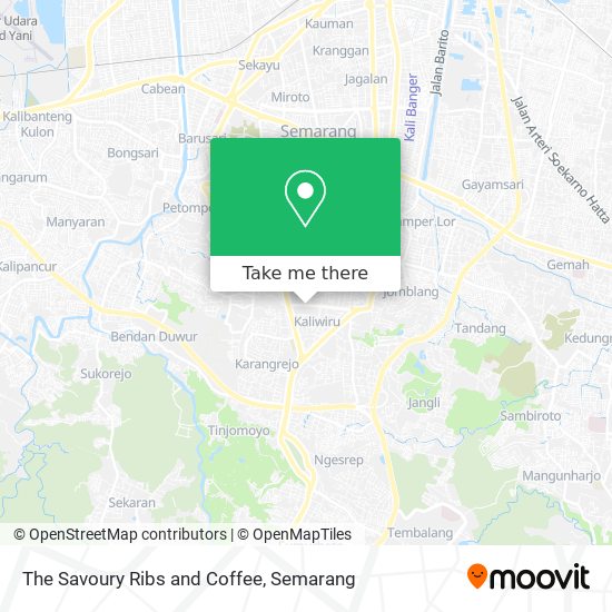 The Savoury Ribs and Coffee map