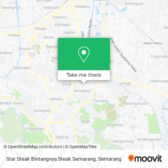 Star Steak Bintangnya Steak Semarang map