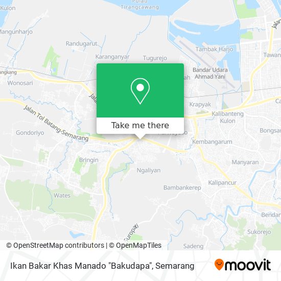 Ikan Bakar Khas Manado "Bakudapa" map