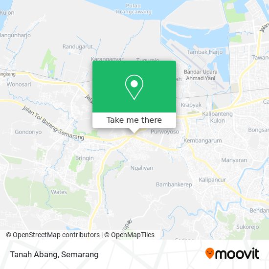 Tanah Abang map