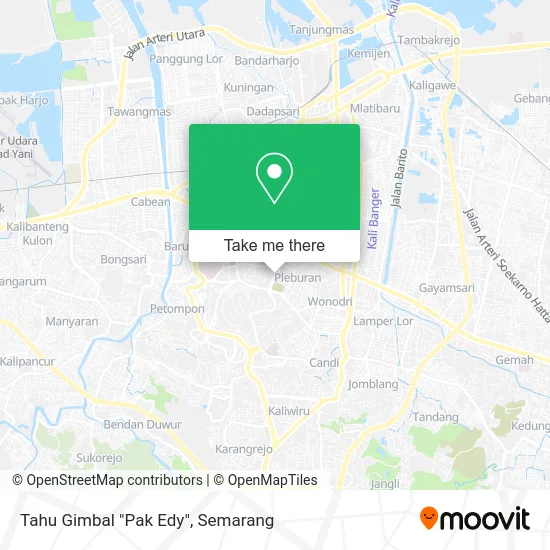 Tahu Gimbal "Pak Edy" map