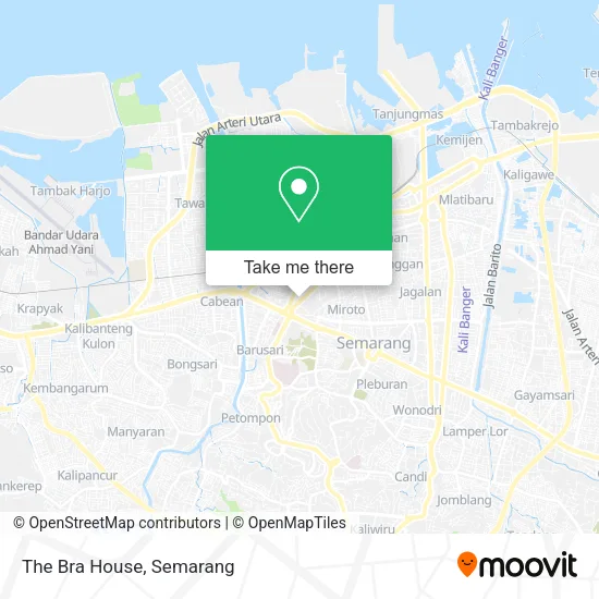 The Bra House map