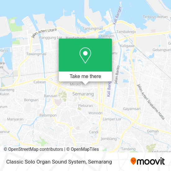 Classic Solo Organ Sound System map