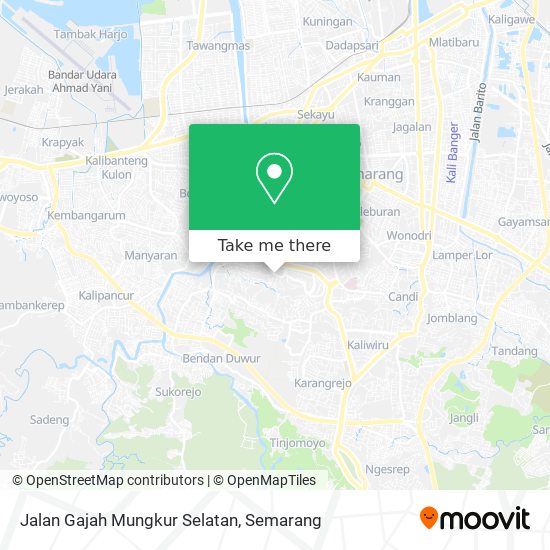 Jalan Gajah Mungkur Selatan map