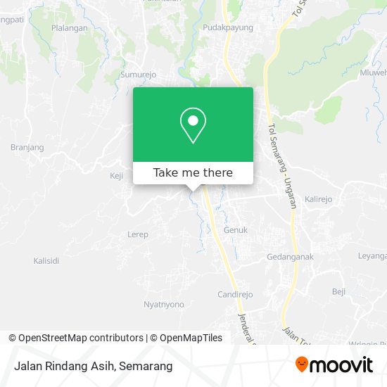 Jalan Rindang Asih map