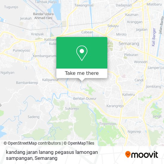 kandang jaran lanang pegasus lamongan sampangan map
