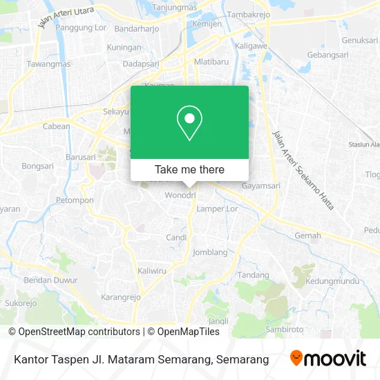 Kantor Taspen Jl. Mataram Semarang map