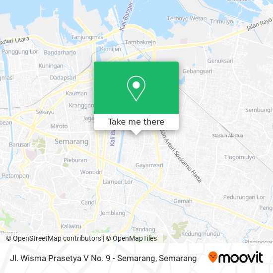 Jl. Wisma Prasetya V No. 9 - Semarang map