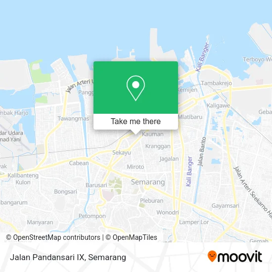 Jalan Pandansari IX map