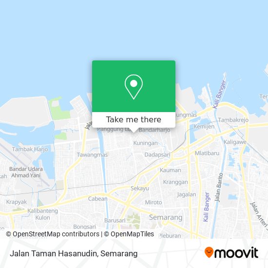 Jalan Taman Hasanudin map