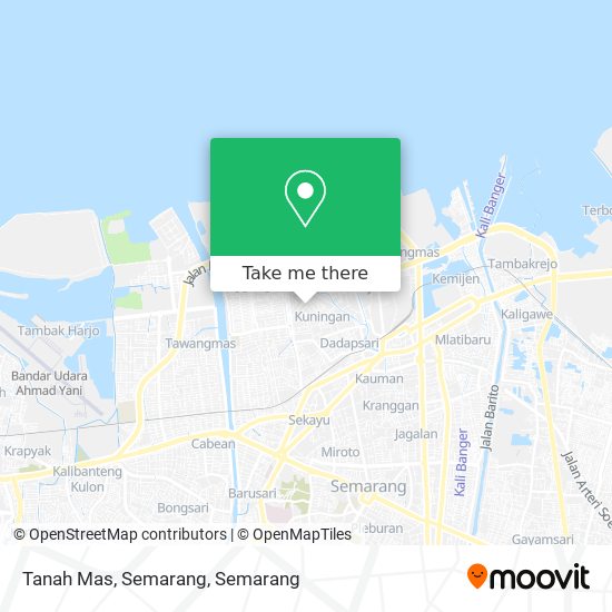 Tanah Mas, Semarang map