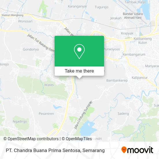PT. Chandra Buana Prima Sentosa map