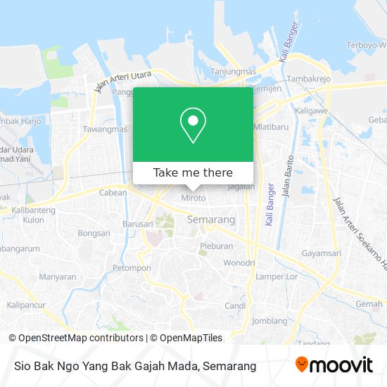 Sio Bak Ngo Yang Bak Gajah Mada map