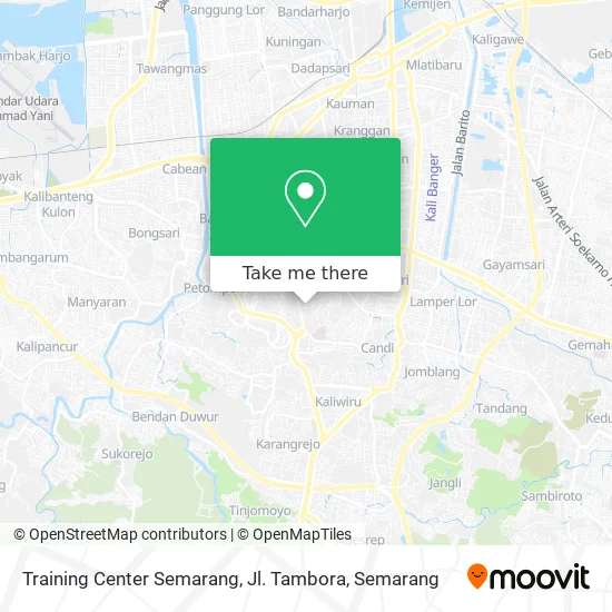Training Center Semarang, Jl. Tambora map