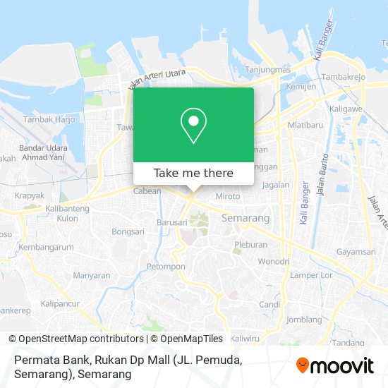 Permata Bank, Rukan Dp Mall (JL. Pemuda, Semarang) map