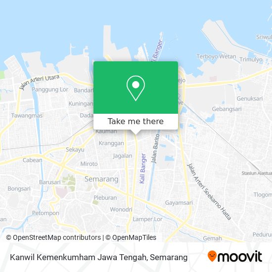 Kanwil Kemenkumham Jawa Tengah map