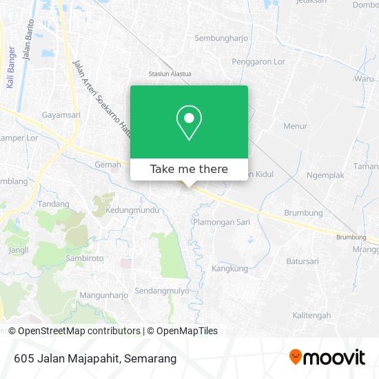 605 Jalan Majapahit map