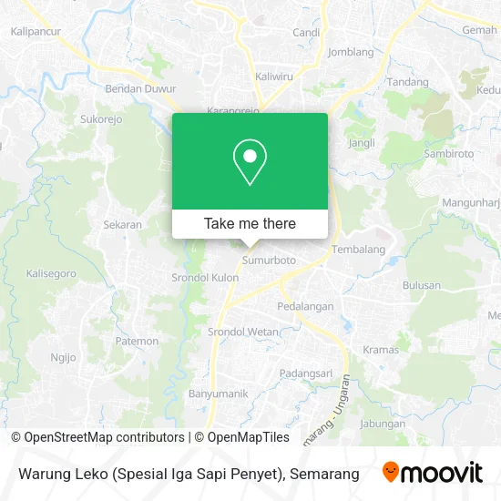 Warung Leko (Spesial Iga Sapi Penyet) map