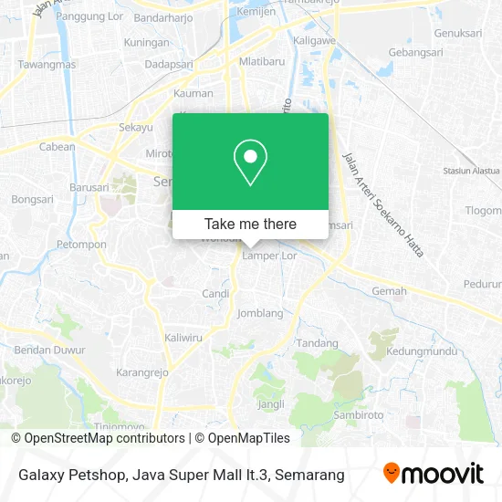 Galaxy Petshop, Java Super Mall lt.3 map