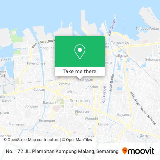 No. 172 JL. Plampitan Kampung Malang map