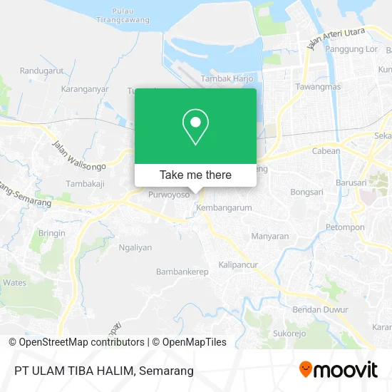 PT ULAM TIBA HALIM map