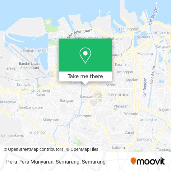 Pera Pera Manyaran, Semarang map