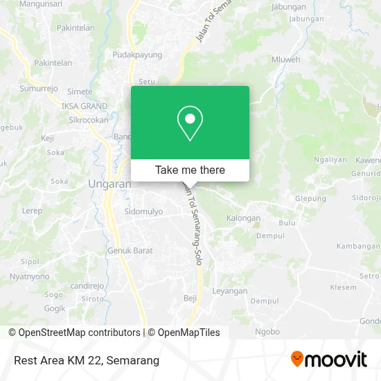 Rest Area KM 22 map
