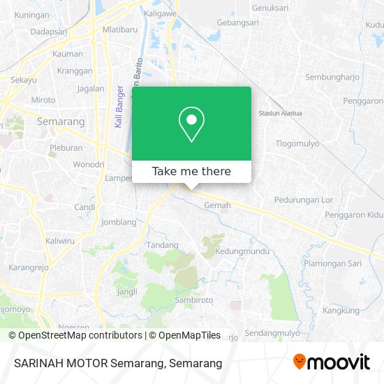 SARINAH MOTOR Semarang map