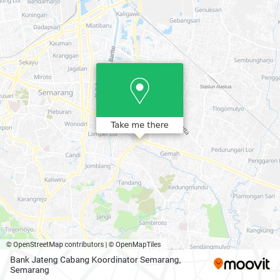 Bank Jateng Cabang Koordinator Semarang map