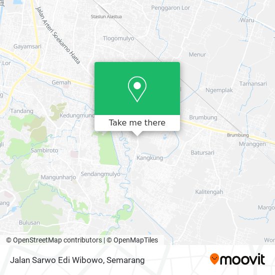 Jalan Sarwo Edi Wibowo map