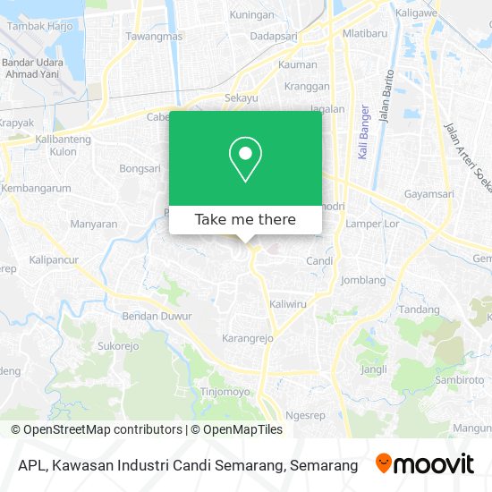 APL, Kawasan Industri Candi Semarang map