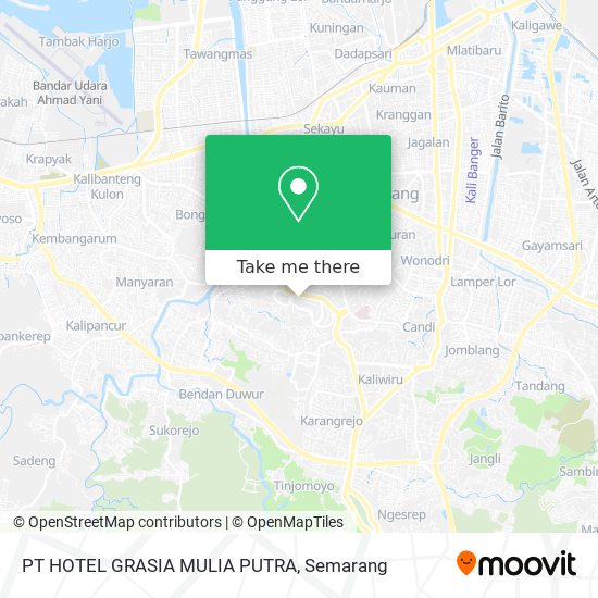 PT HOTEL GRASIA MULIA PUTRA map