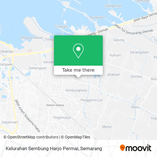 Kelurahan Sembung Harjo Permai map