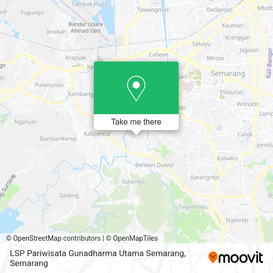 LSP Pariwisata Gunadharma Utama Semarang map