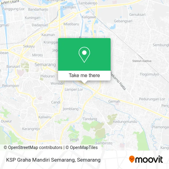 KSP Graha Mandiri Semarang map