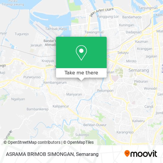 ASRAMA BRIMOB SIMONGAN map