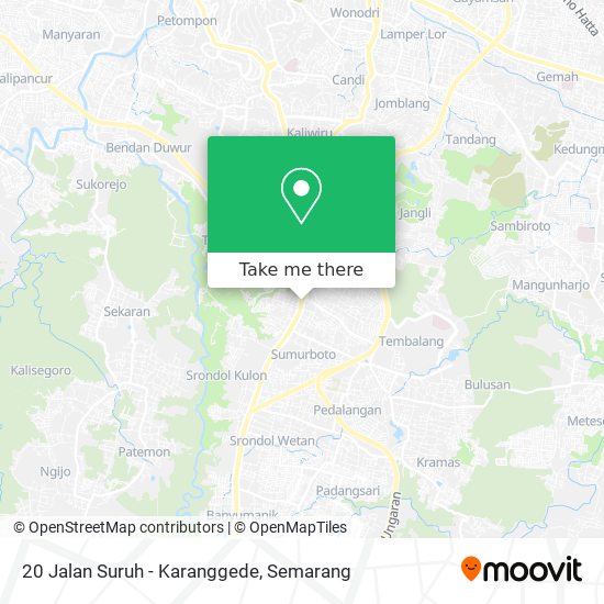 20 Jalan Suruh - Karanggede map