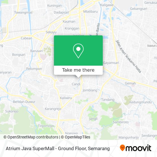 Atrium Java SuperMall - Ground Floor map