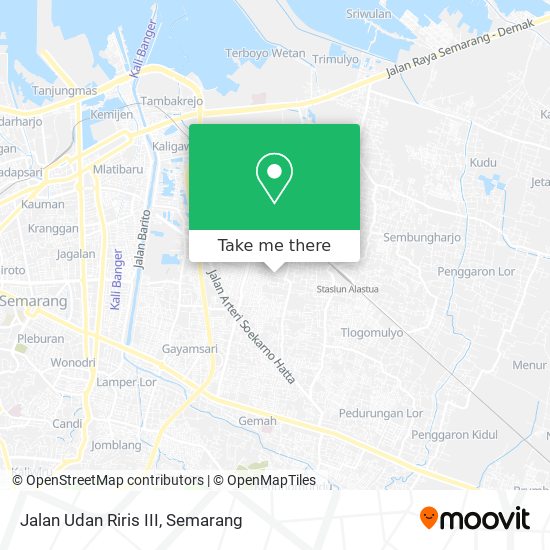 Jalan Udan Riris III map