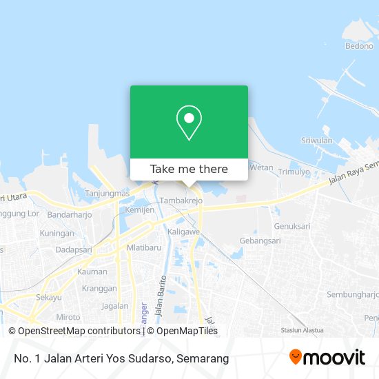 No. 1 Jalan Arteri Yos Sudarso map