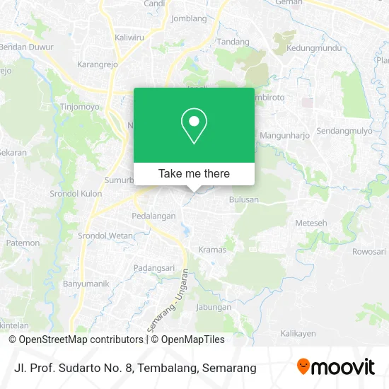 Jl. Prof. Sudarto No. 8, Tembalang map
