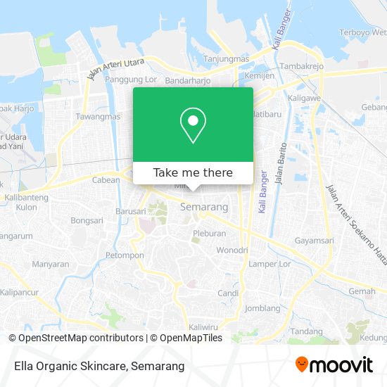 Ella Organic Skincare map