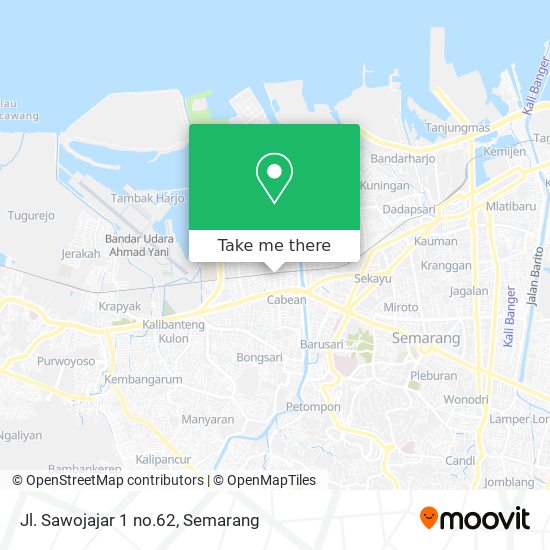 Jl. Sawojajar 1 no.62 map