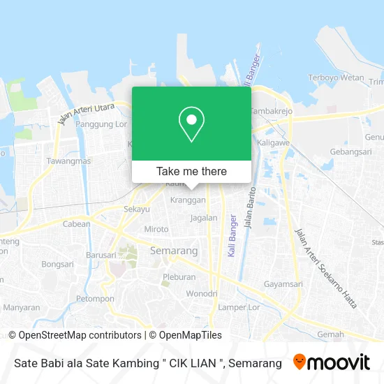 Sate Babi ala Sate Kambing " CIK LIAN " map